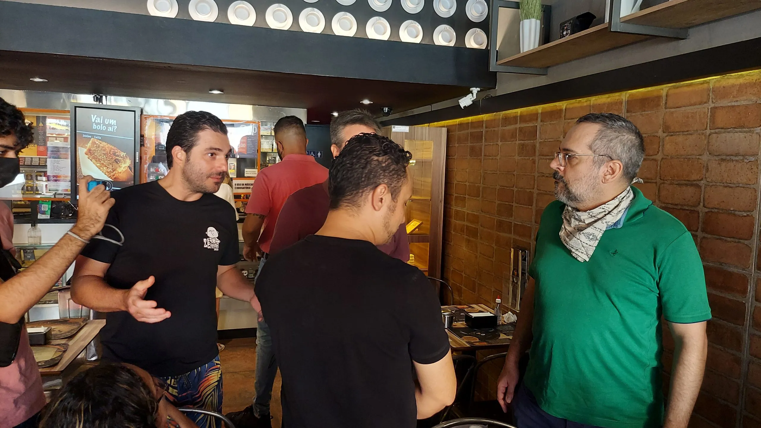 Weintraub com apoiadores em Campinas
