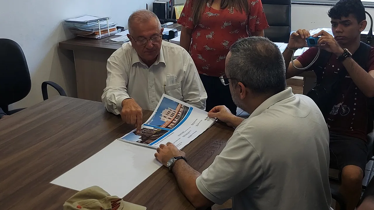 Reunião de Abraham Weintraub com prefeito Antonio Carlos Mineiro de Cachoeira Paulista