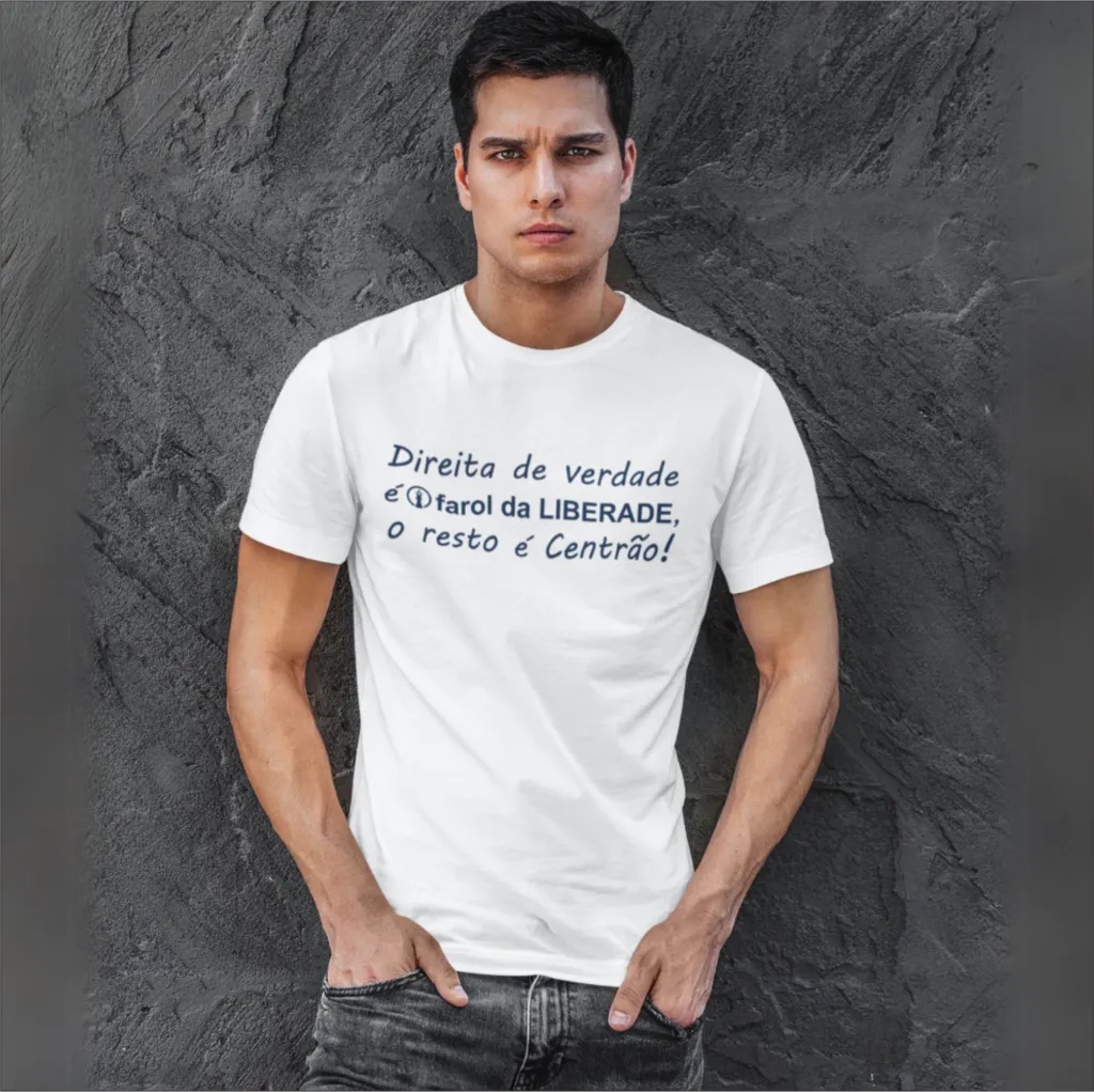 Camiseta Farol da Liberdade - Direita de Verdade! ref. 104-1, foto 2 de 5