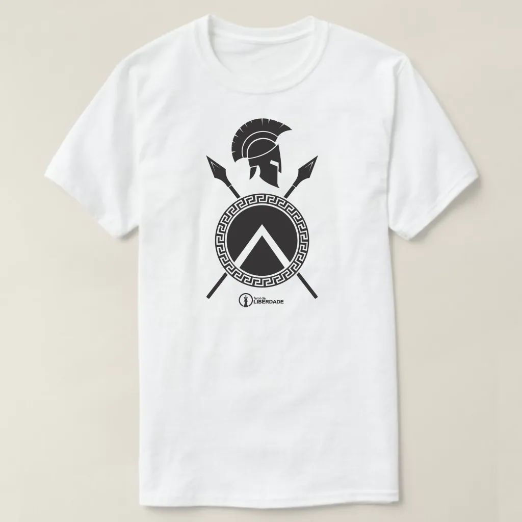 Camiseta Farol da Liberdade - ESPARTANO ref. 114-1, cor Branco