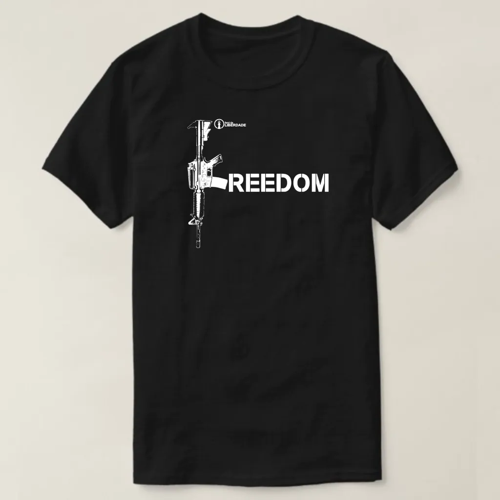 Camiseta Farol da Liberdade - FREEDON ref. 116-1, cor Preto