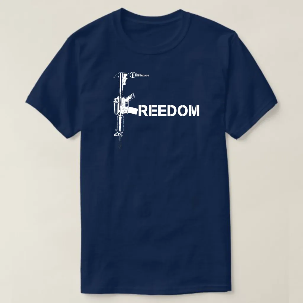 Camiseta Farol da Liberdade - FREEDON ref. 116-1, cor Azul