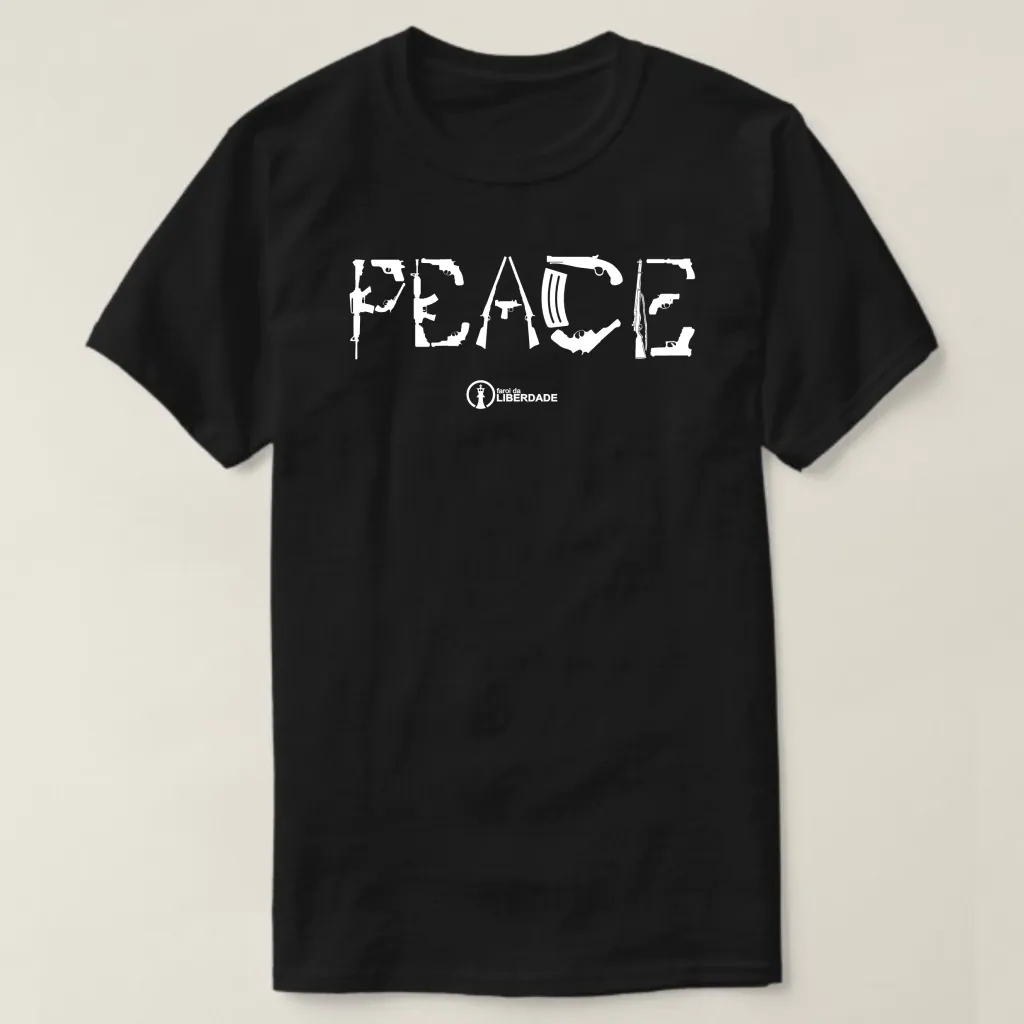 Camiseta Farol da Liberdade - PEACE ref. 117-1, cor Preto