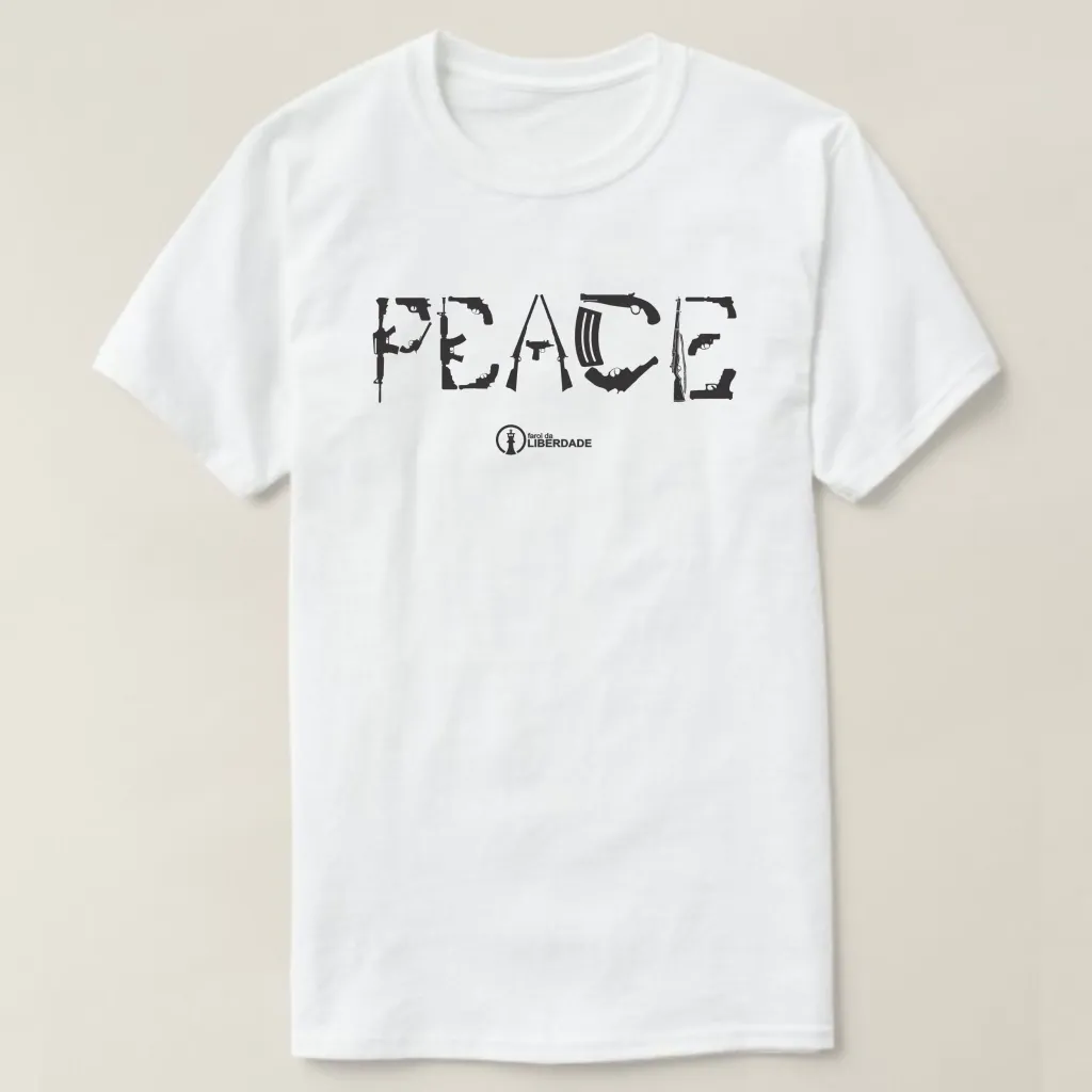 Camiseta Farol da Liberdade - PEACE ref. 117-1, cor Branco