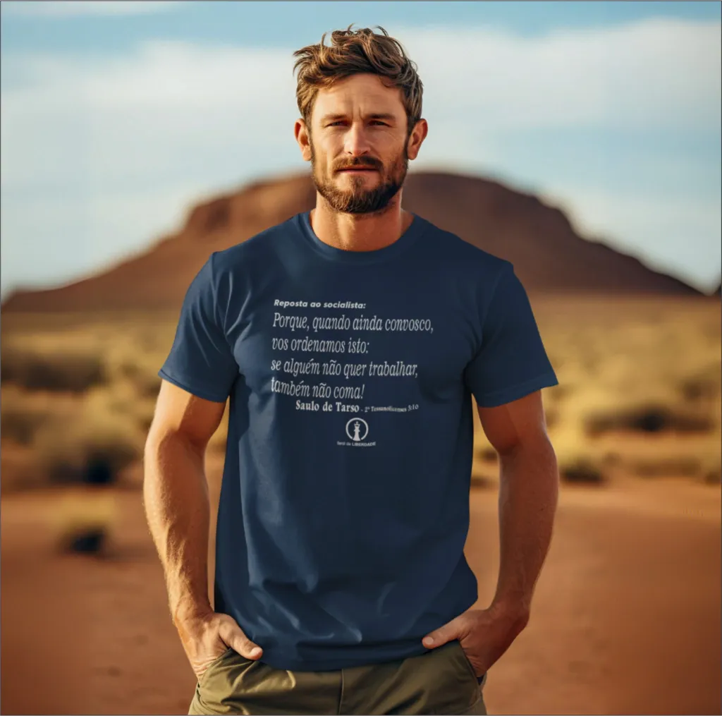 Camiseta Farol da Liberdade - Resposta ao Socialista! ref. 111-1, foto 2 de 5
