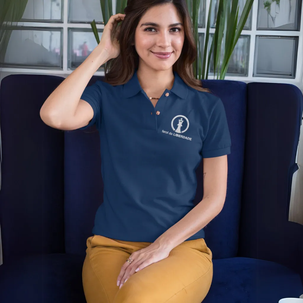 Polo Baby Look Farol da Liberdade - Logo Oficial, foto 2 de 5